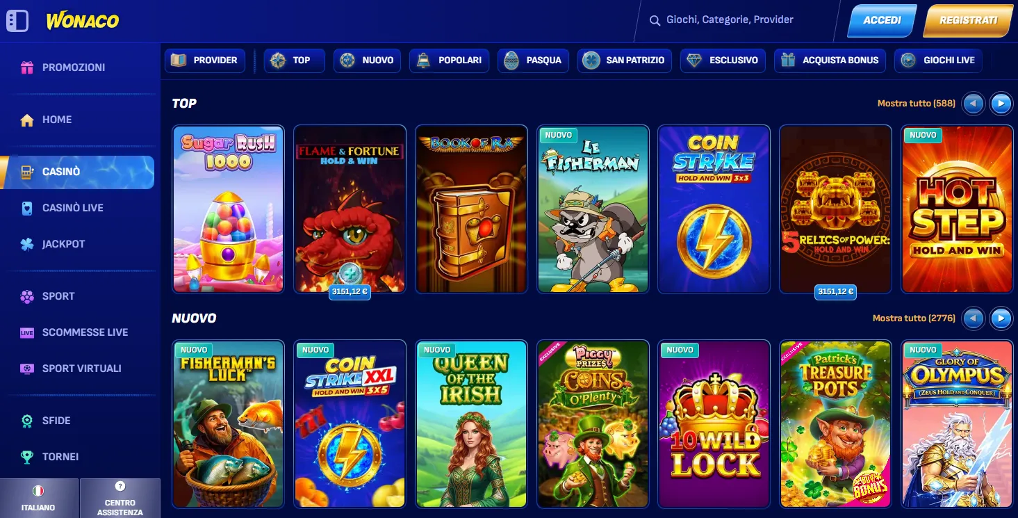 Giochi disponibili nei casinò non AAMS sicuri