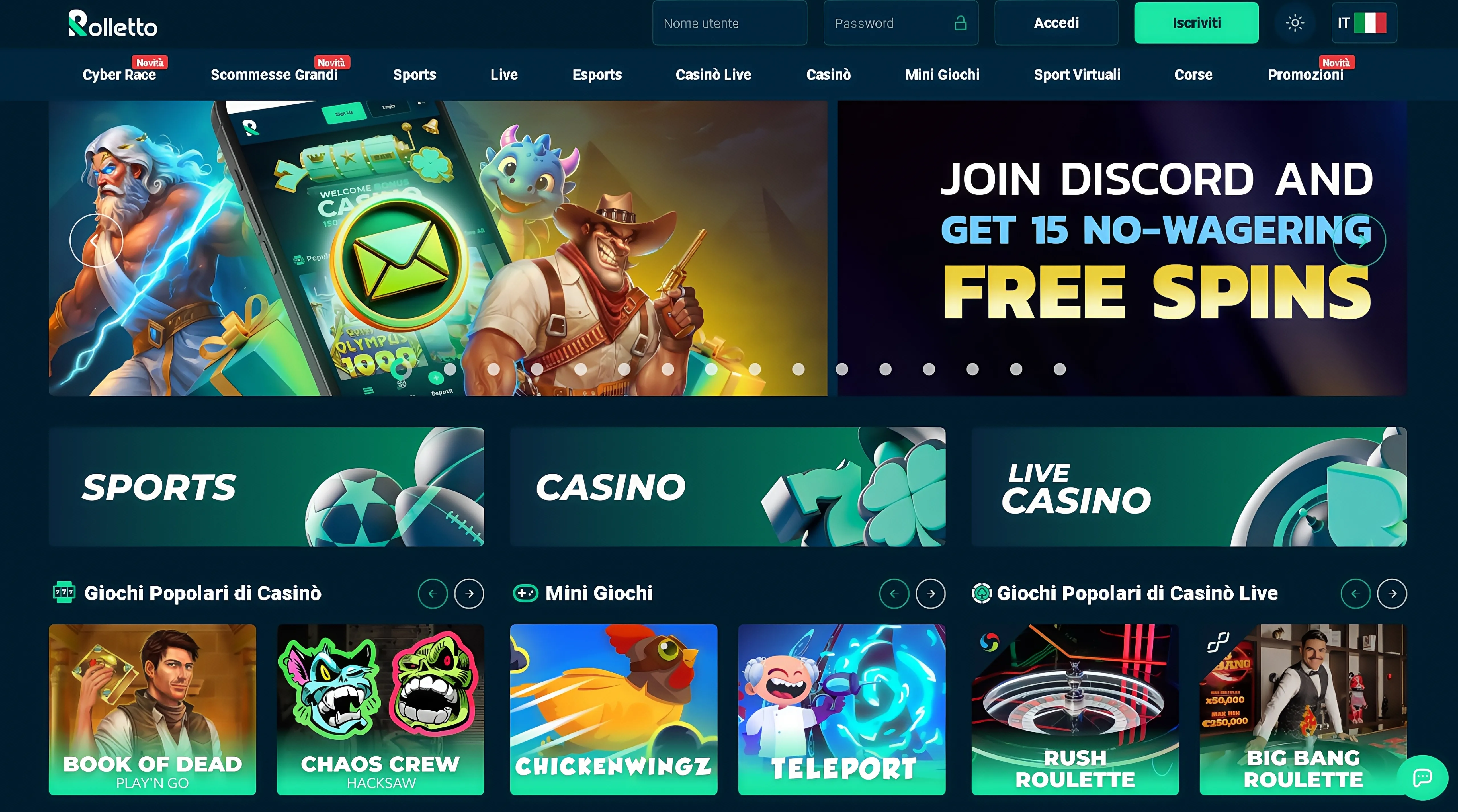 Giochi disponibili nei casino non AAMS affidabili in Italia